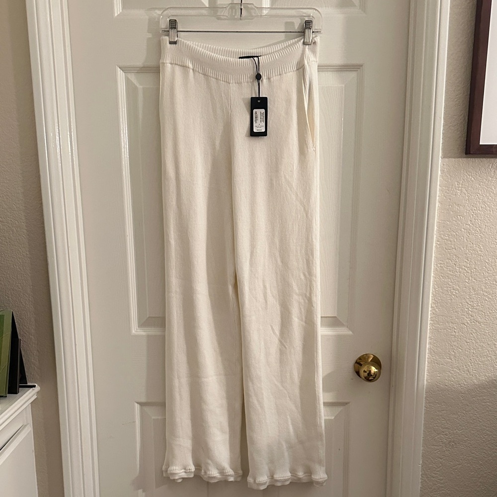 Rag & bone white  Wide-Leg Pants